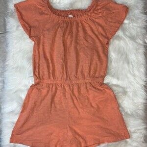 Old Navy Girls Peach Romper Size Large 10/12